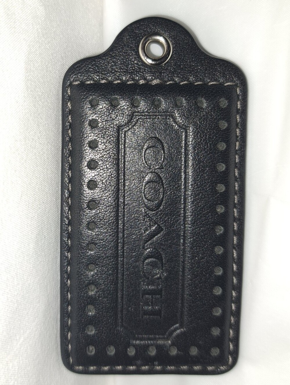 Coach Black Leather Hang Tag - Limited Edition